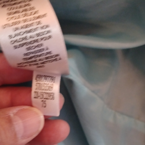 Chico's Navy Pea Coat with Teal Lining - Picture 10 of 10